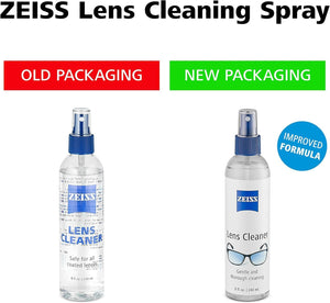 Zeiss Lens Care Pack - 2-8 Ounce Bottles of Lens Cleaner, 2 Microfiber Cleaning Cloths