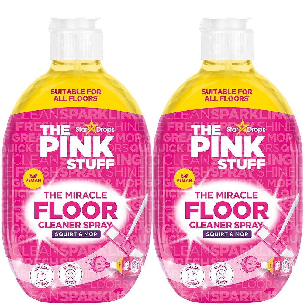 Pink Stuff Miracle Floor Cleaner Spray (2-Pack)