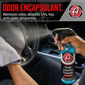 adam’s polishes interior cleaner spray helping reduce odor and dust buildup
