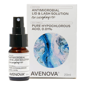 Avenova Eyelid and Eyelash Cleanser Spray - Pure Hypochlorous Acid, 20mL