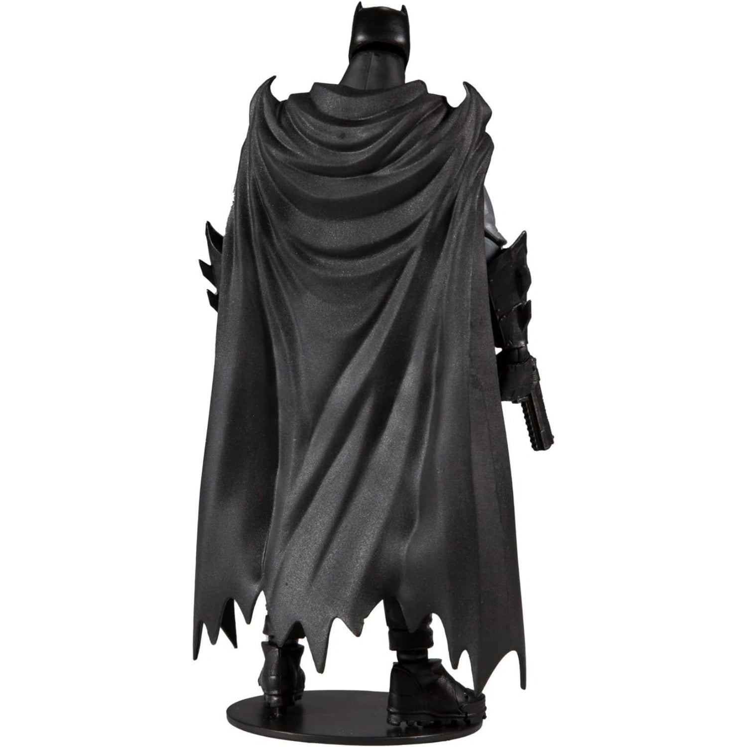 Back view of McFarlane DC Batman Flashpoint 7-inch action figure showing detailed cape design.