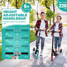 BELEEV V5 Scooter for Kids 6+, Teens & Adults , Foldable Kick Scooter, 200mm Big Wheels - 220lbs