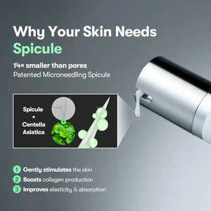 VT CICA Reedle Shot microneedling spicule technology with Centella Asiatica benefits