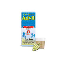 Children's Advil Pain Reliever and Fever Reducer, Dye Free, White Grape - 4 Fl Oz /118ml